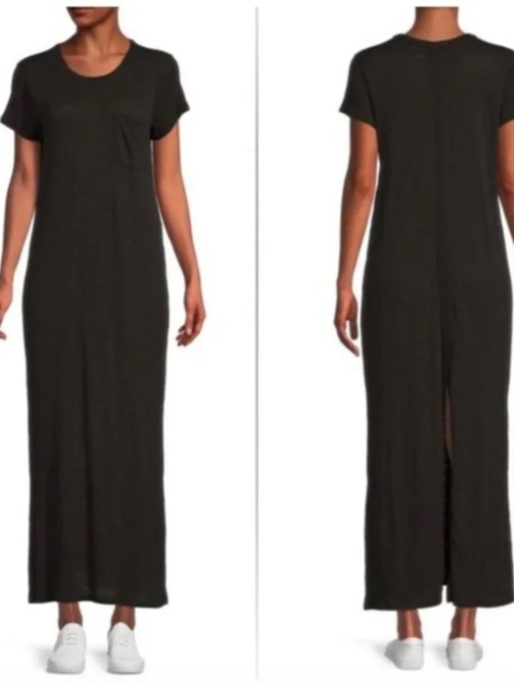 ATM t shirt maxi dress black sz XL